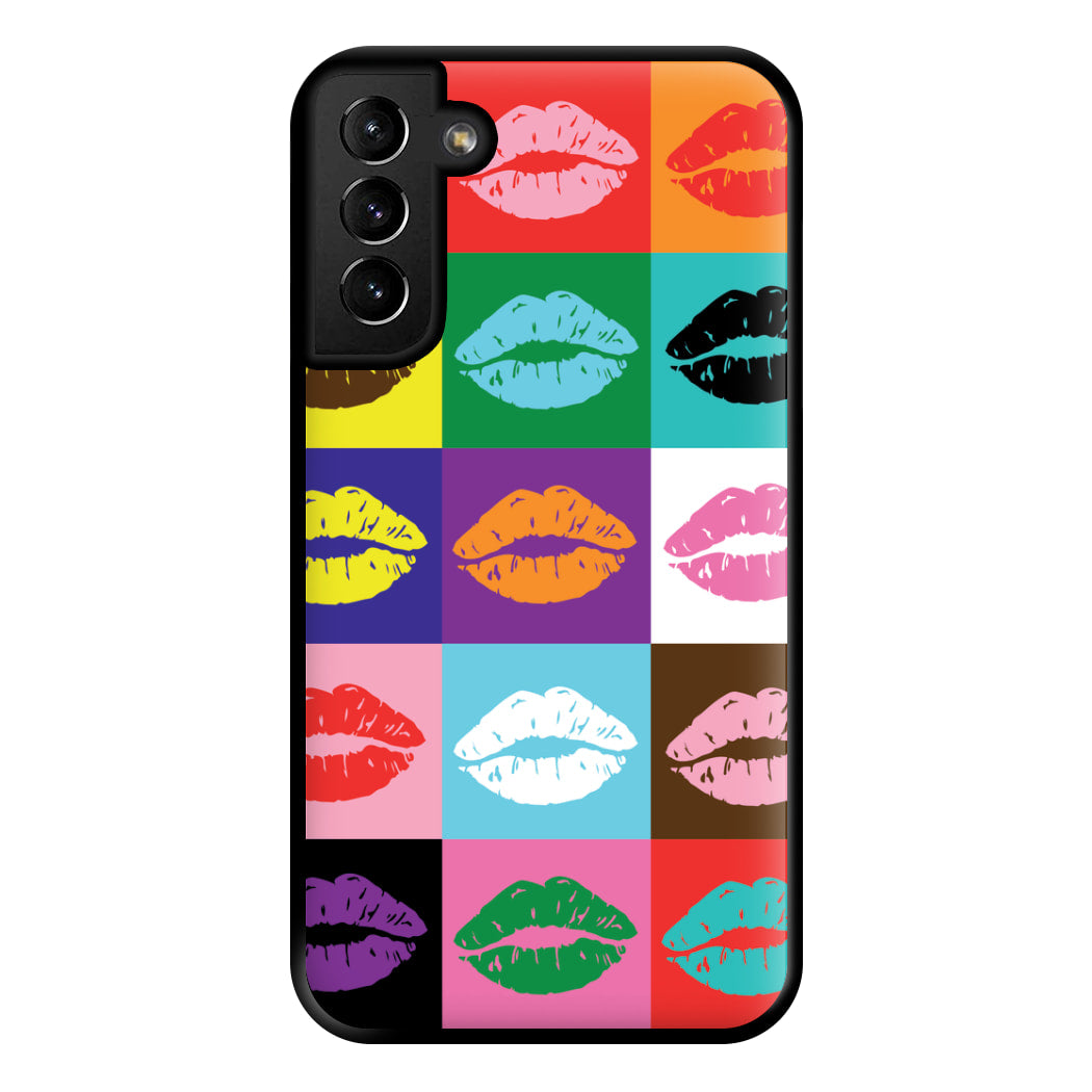 Lips Collage - Pride Phone Case for Galaxy S21 Plus