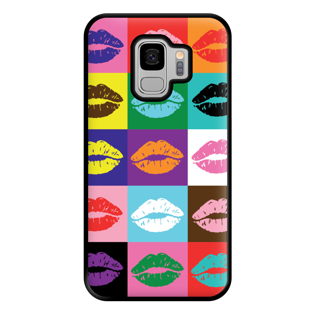 Lips Collage - Pride Phone Case for Galaxy S9 Plus