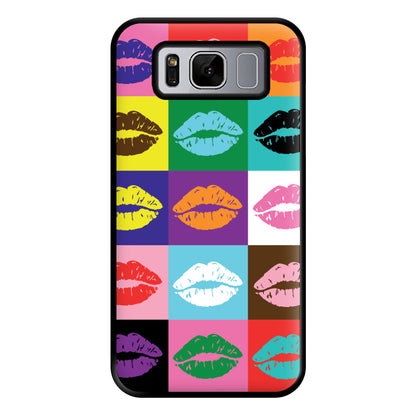 Lips Collage - Pride Phone Case for Galaxy S8 Plus