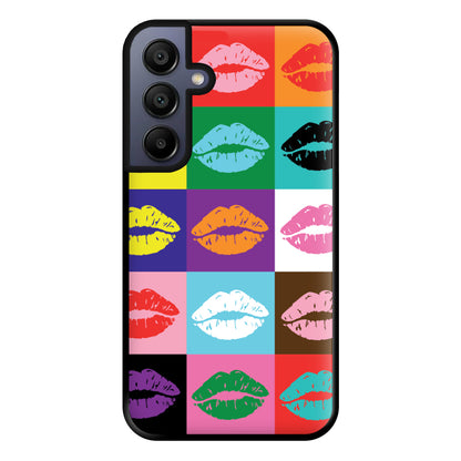 Lips Collage - Pride Phone Case for Galaxy A15