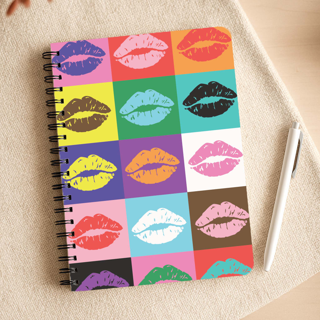 Lips Collage - Pride Notepad