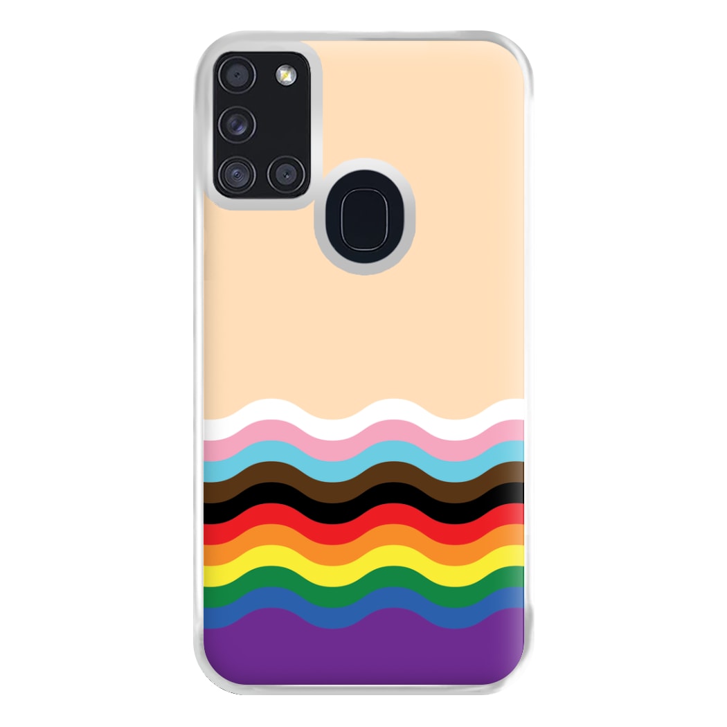 Flag Rainbow - Pride Phone Case for Galaxy A21s