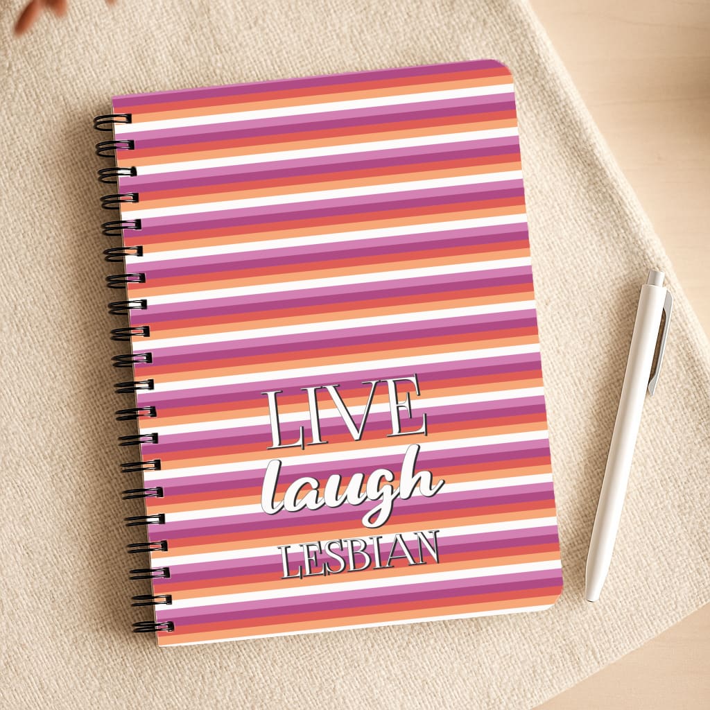 Live Laugh Lesbian - Pride Notepad