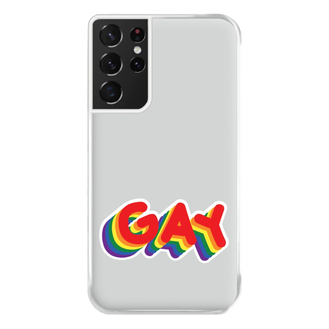 Gay Rainbow - Pride Phone Case for Galaxy S21 Ultra