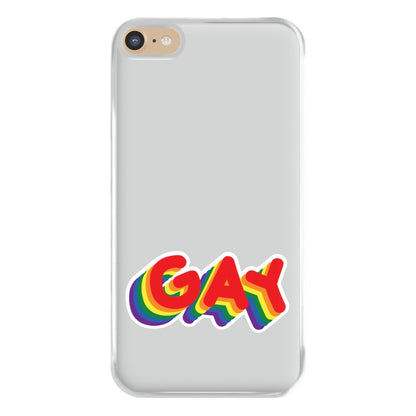 Gay Rainbow - Pride Phone Case for iPhone 6 Plus / 7 Plus / 8 Plus