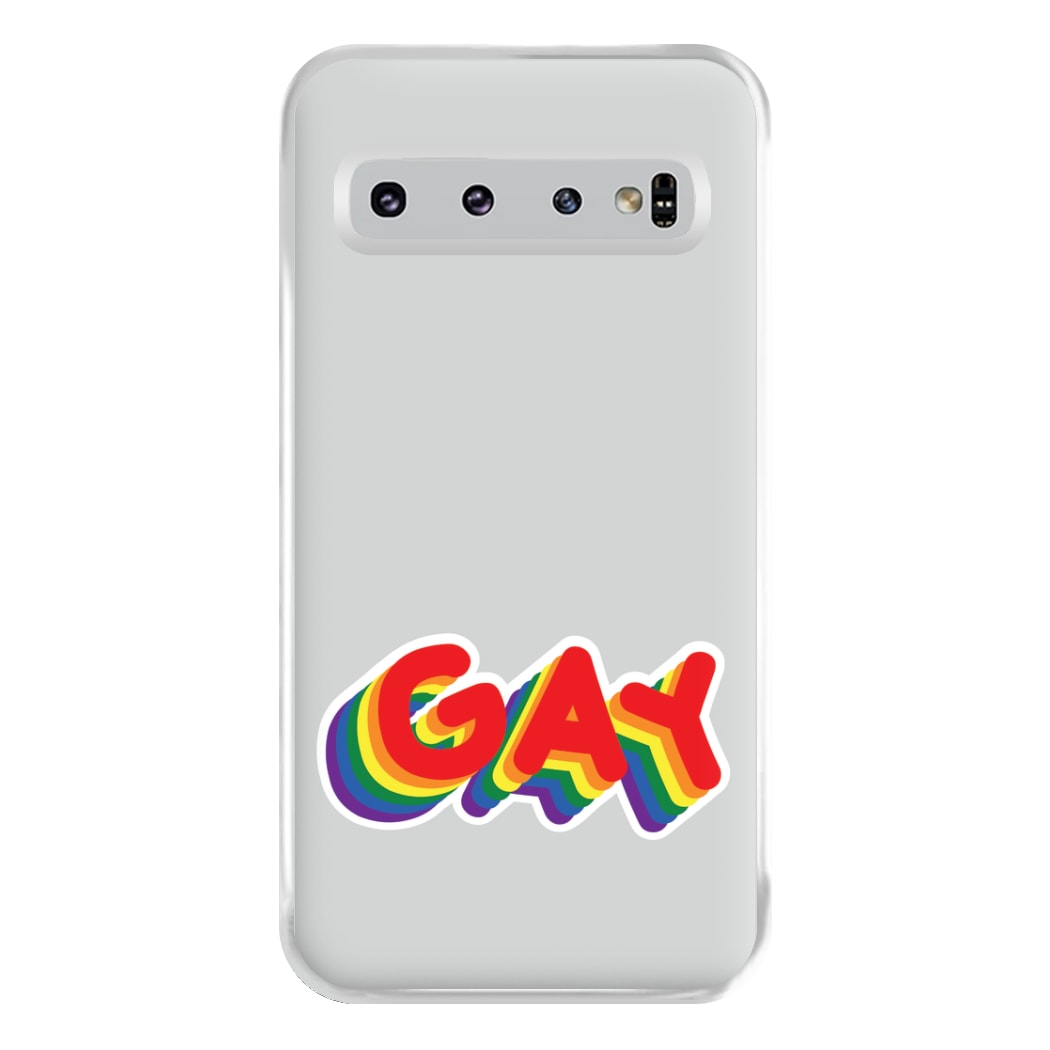 Gay Rainbow - Pride Phone Case for Galaxy S10 Plus