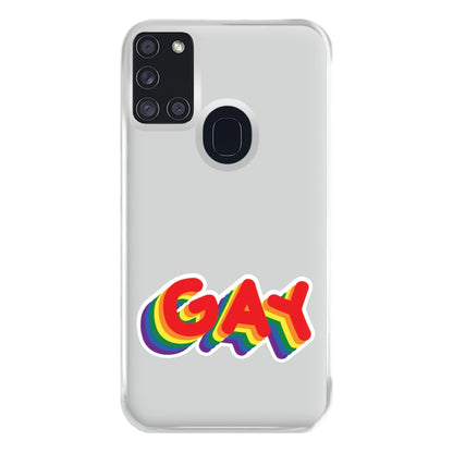 Gay Rainbow - Pride Phone Case for Galaxy A21s