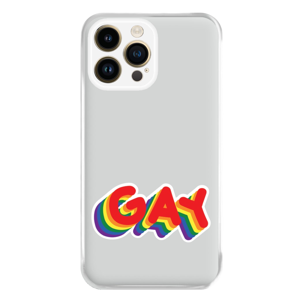 Gay Rainbow - Pride Phone Case for iPhone 14 Pro Max