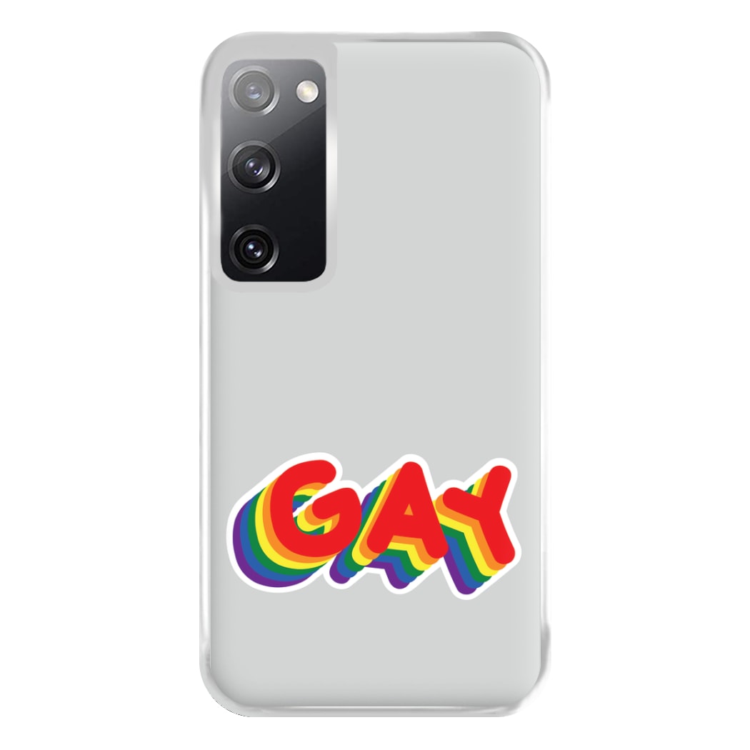 Gay Rainbow - Pride Phone Case for Galaxy S20