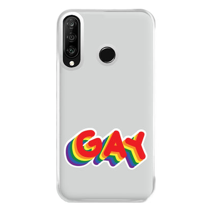 Gay Rainbow - Pride Phone Case for Huawei P30 Lite