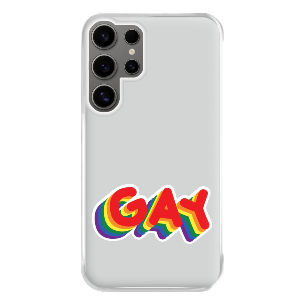 Gay Rainbow - Pride Phone Case for Galaxy S24 Ultra