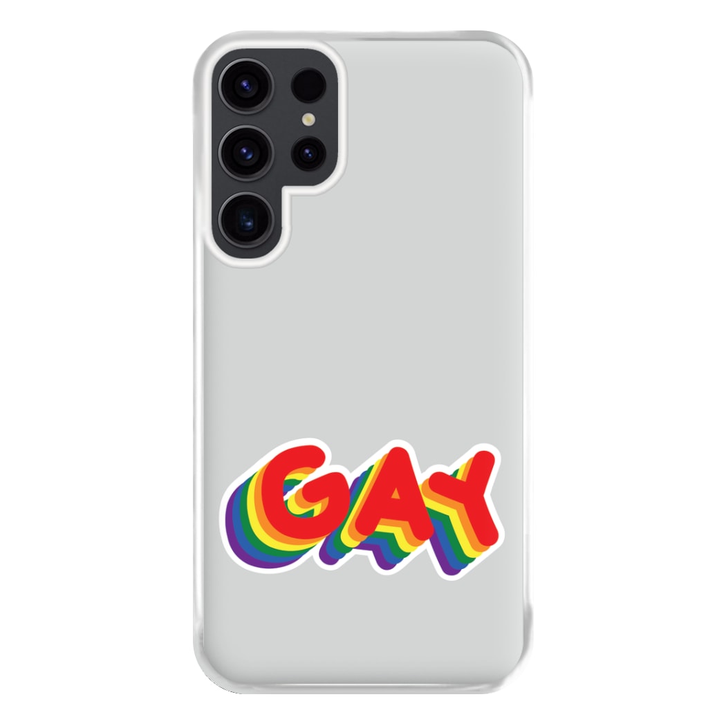 Gay Rainbow - Pride Phone Case for Galaxy S23 Ultra