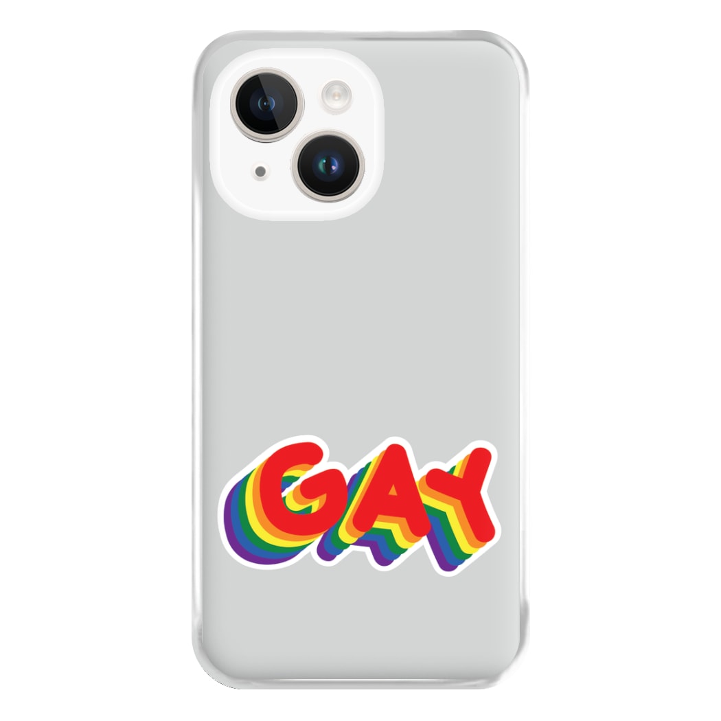 Gay Rainbow - Pride Phone Case for iPhone 14 Plus