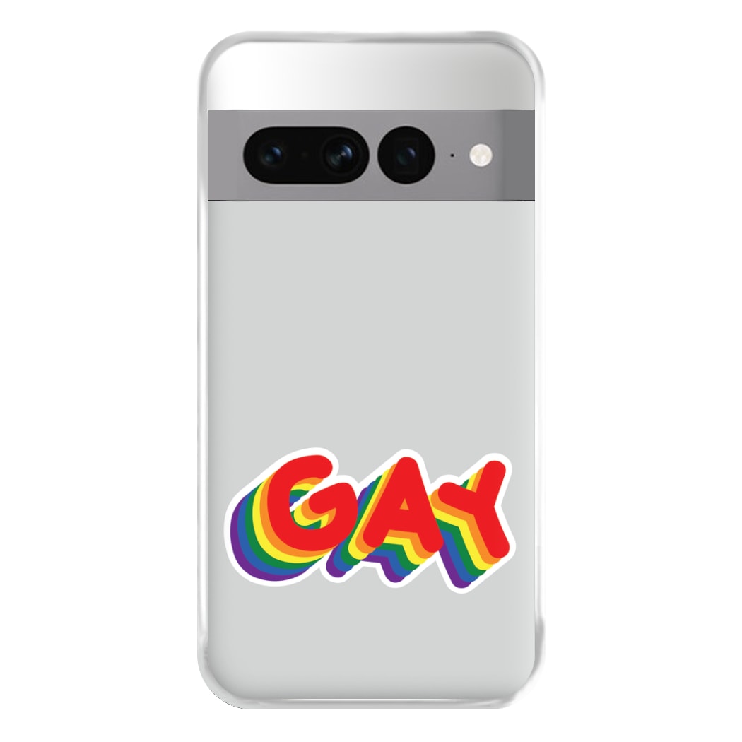 Gay Rainbow - Pride Phone Case for Google Pixel 7 Pro