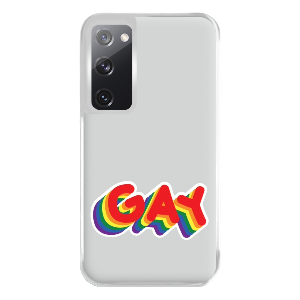 Gay Rainbow - Pride Phone Case for Galaxy S20FE