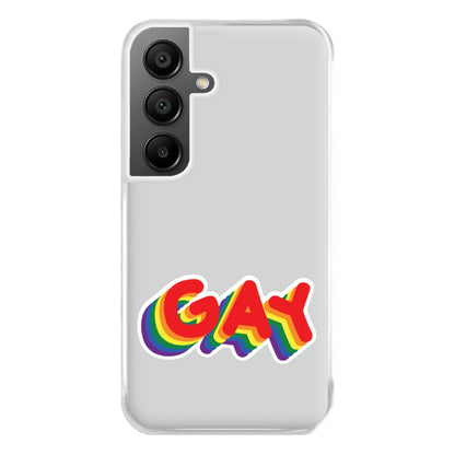 Gay Rainbow - Pride Phone Case for Galaxy A55