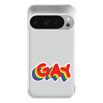 Gay Rainbow - Pride Phone Case for Google Pixel 9 Pro XL