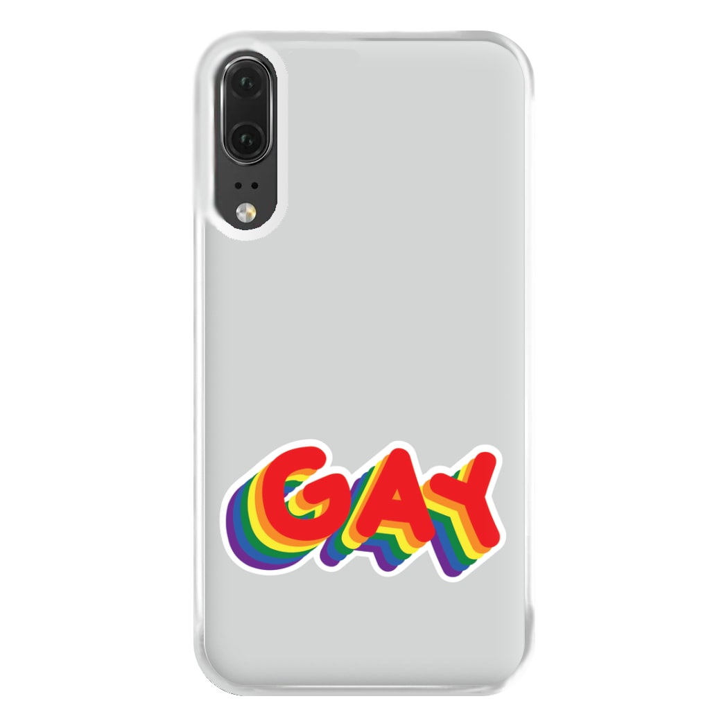 Gay Rainbow - Pride Phone Case for Huawei P20