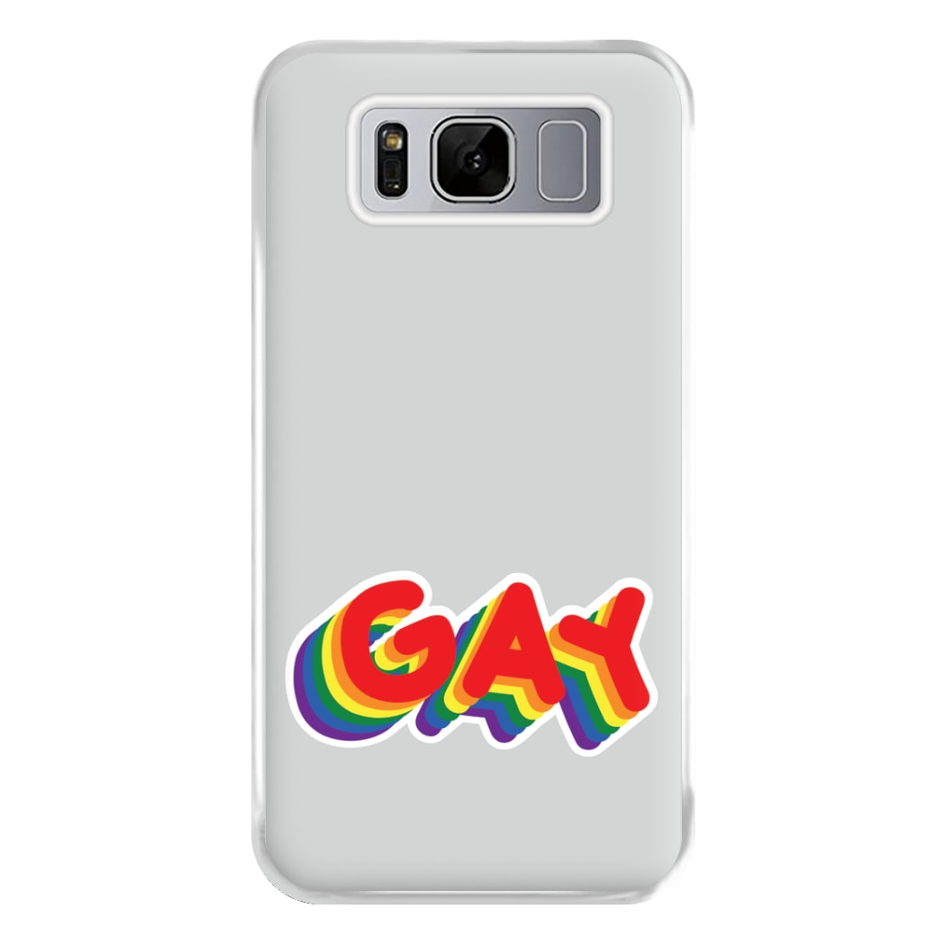 Gay Rainbow - Pride Phone Case for Galaxy S8 Plus