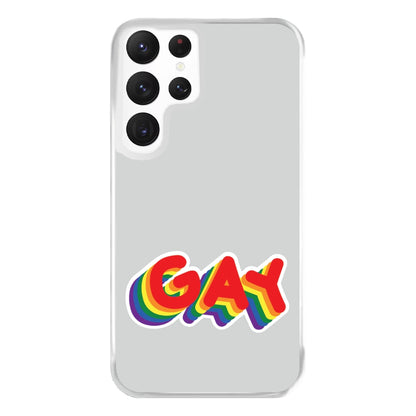 Gay Rainbow - Pride Phone Case for Galaxy S22 Ultra