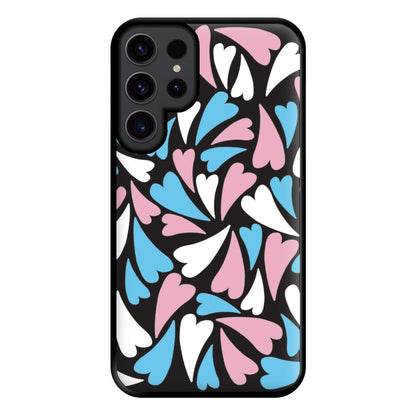 Transgender Hearts - Pride Phone Case for Galaxy S23 Ultra