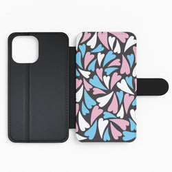 Transgender Hearts - Pride Flip Phone Case