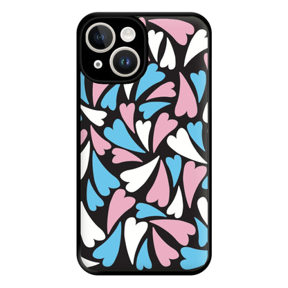 Transgender Hearts - Pride Phone Case for iPhone 14