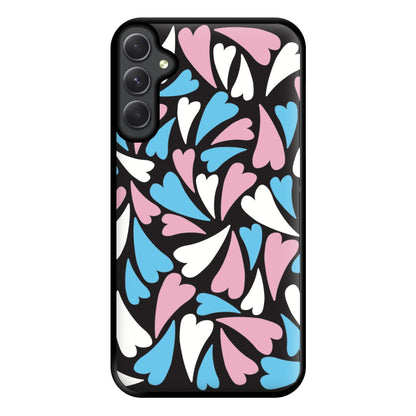 Transgender Hearts - Pride Phone Case for Galaxy A54