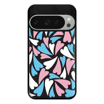 Transgender Hearts - Pride Phone Case for Google Pixel 9 Pro XL