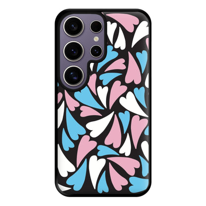 Transgender Hearts - Pride Phone Case for Galaxy S25 Ultra