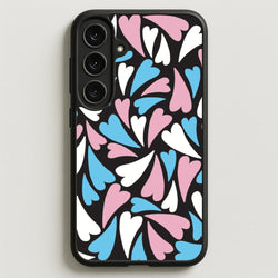 Transgender Hearts - Pride Phone Case for Galaxy S25FE