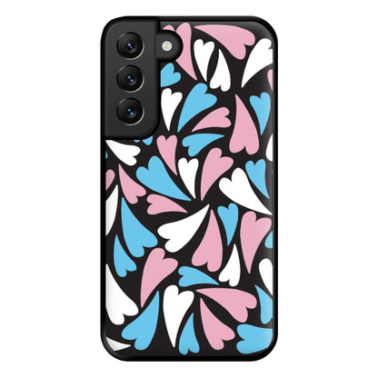 Transgender Hearts - Pride Phone Case for Galaxy S22 Plus