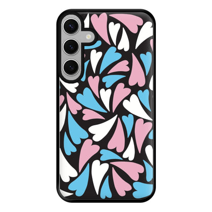 Transgender Hearts - Pride Phone Case for Galaxy S24FE