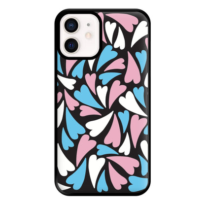 Transgender Hearts - Pride Phone Case for iPhone 12 Mini