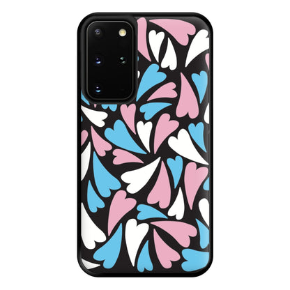 Transgender Hearts - Pride Phone Case for Galaxy S20 Plus