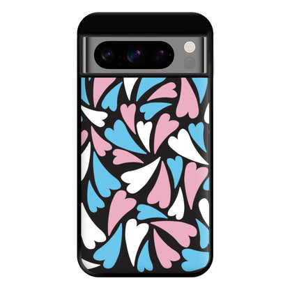 Transgender Hearts - Pride Phone Case for Google Pixel 8 Pro