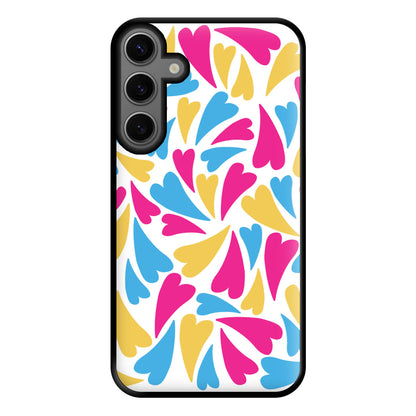 Pansexual Hearts - Pride Phone Case for Galaxy S23FE