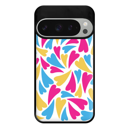 Pansexual Hearts - Pride Phone Case for Google Pixel 9 Pro XL