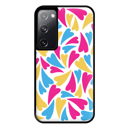 Pansexual Hearts - Pride Phone Case for Galaxy S20