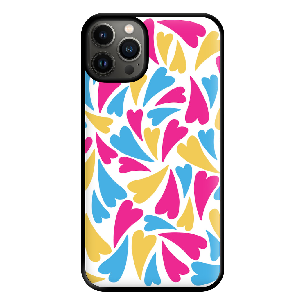 Pansexual Hearts - Pride Phone Case for iPhone 13