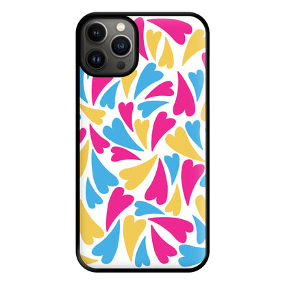 Pansexual Hearts - Pride Phone Case for iPhone 13