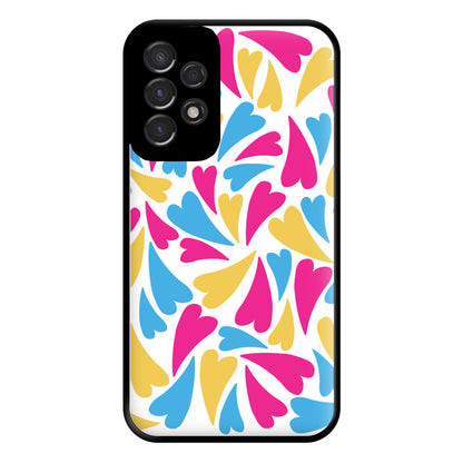 Pansexual Hearts - Pride Phone Case for Galaxy A53