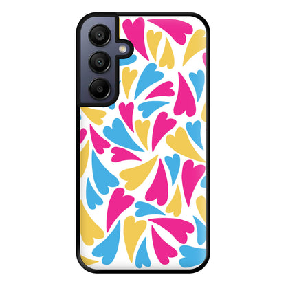 Pansexual Hearts - Pride Phone Case for Galaxy A15