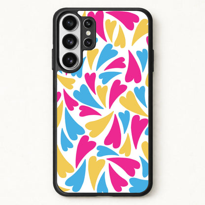 Pansexual Hearts - Pride Phone Case for Galaxy S26 Ultra