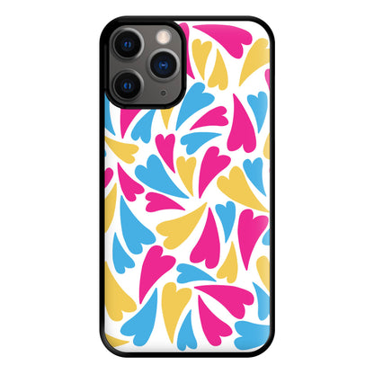 Pansexual Hearts - Pride Phone Case for iPhone 12 Pro Max