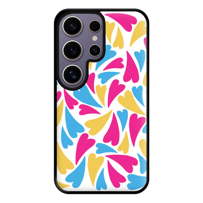 Pansexual Hearts - Pride Phone Case for Galaxy S25 Ultra