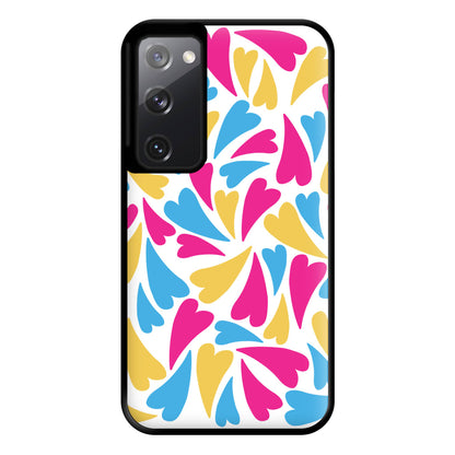 Pansexual Hearts - Pride Phone Case for Galaxy S20FE