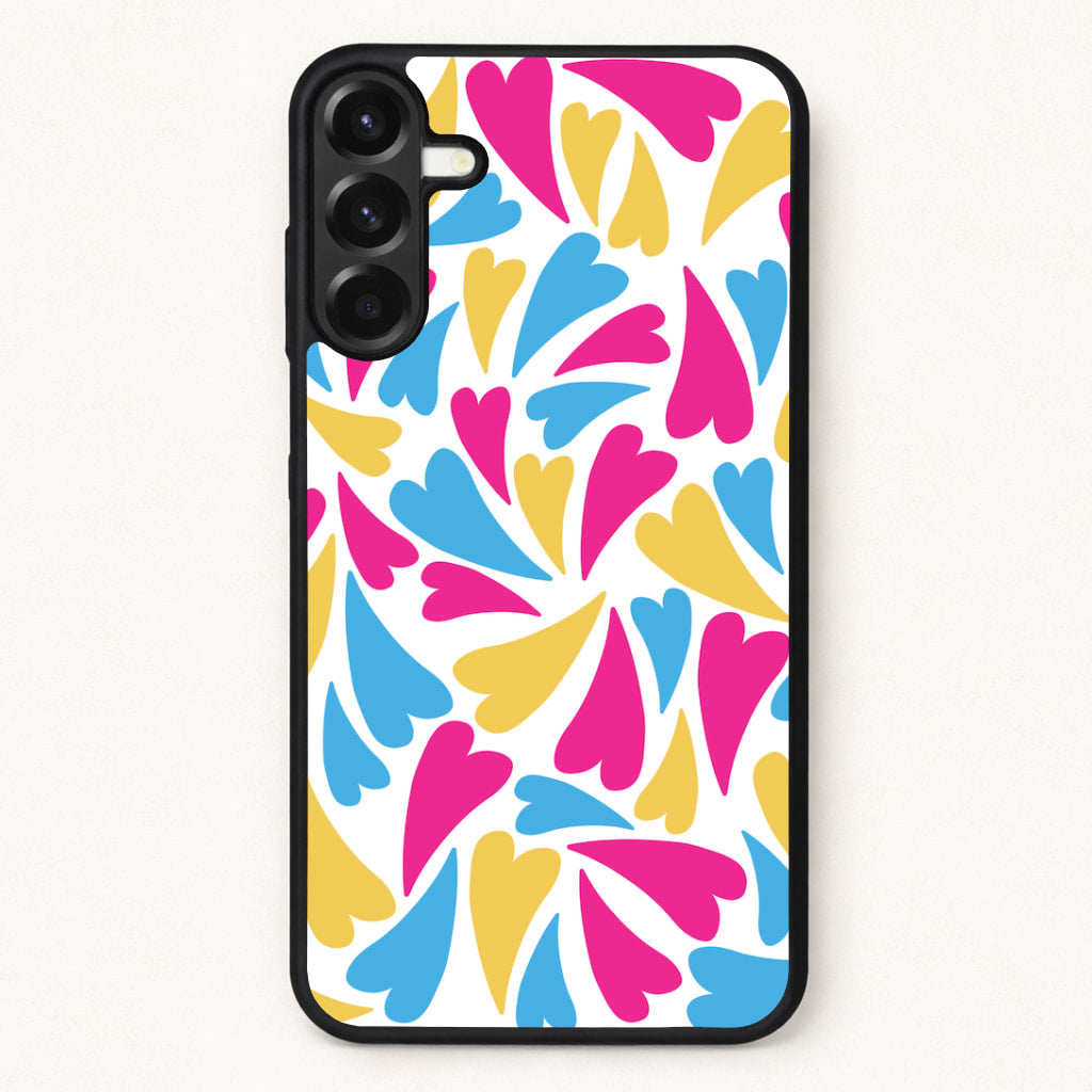 Pansexual Hearts - Pride Phone Case for Galaxy A17