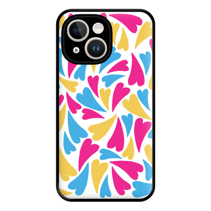 Pansexual Hearts - Pride Phone Case for iPhone 14 Plus