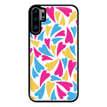 Pansexual Hearts - Pride Phone Case for Huawei P30 Pro